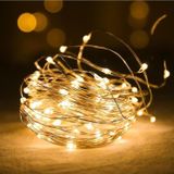 EveFix Peri Led Işık 10 Metre (Sarı) Pilli Aydınlatma Şerit Led Saçak Spot Süsleme