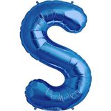 EveFix S Harf Folyo Balon 100 Cm Mavi