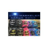EveFix Saçlı Kuru Kafa Iskelet Maske 1 Adet