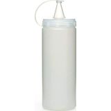 EveFix Şeffaf Kapaklı Sızdırmaz Yağlık Sosluk Şişesi Plastik Yağdanlık 400 Ml. Ap-9028