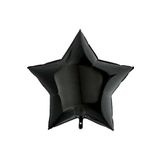 EveFix Siyah Yıldız Folyo Balon 40cm 3 Adet