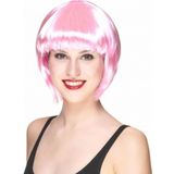 EveFix Soft Pembe Renk Parti Peruğu Küt Saç