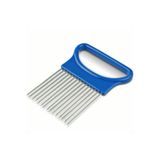 EveFix Soğan - Domates Dilimleyici Metal Tarak, Mavi
