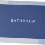 EveFix Süper Su Emici Kaymaz Tabanlı Dikdörtgen Koku Yapmaz Sihirli Banyo Paspası (58 * 38) cm