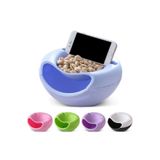 EveFix Telefon Standlı Kuruyemiş Çerez Kasesi, Pratik Çerezlik Tabağı
