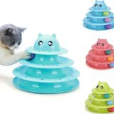 EveFix Tower Of Tracks Eğlenceli Üç Katlı Kedi Oyuncağı Seti Kedi Oyunu