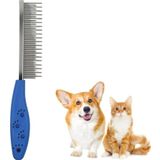 EveFix Tüy Açıcı Kedi Köpek Tarağı Tek Taraflı Metal Dişli Evcil Hayvan Bakım Fırçası