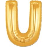 EveFix U Harf Folyo Balon Altın Renk 40 Inç