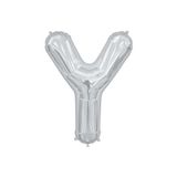 EveFix Y Harf Folyo Gümüş Balon Küçük 35 Cm