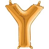 EveFix Y Harfi Gold Folyo Balon 100 Cm