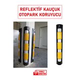 Evelux 12292 UB R Otopark Kolon Köşe Koruyucu | Reflektif Kauçuk Koruma Bandı