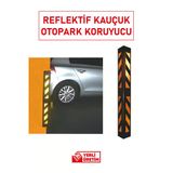 Evelux 12296 Ub R Otopark Kolon Köşe Koruyucu | Reflektif Kauçuk Koruma Bandı