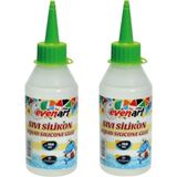 Evenart Sıvı Silikon 100 ml ( Iki Adet ) - Şeffaf - Sıvı Silikon Yapıştırıcı - GRAMAJ