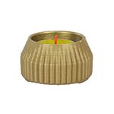 Evene Altın Mumluk Şamdan Tealight Mum Uyumlu Çizgili Model 8682874834176