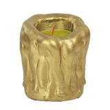 Evene Altın Mumluk Şamdan Tealight Mum Uyumlu Orta Erimiş Mum Model 8682874833216