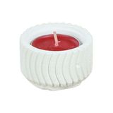 Evene Beyaz Mumluk Şamdan Tealight Mum Uyumlu Tekerlek Model 8682874832813