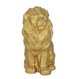 Evene Biblo Dekoratif Obje Heykel Biblo Aslan Biblo Dekoratif Süs Eşyası Altın Renk Model 2, eoturanaslan