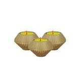 Evene Dekoratif Mumluk Tealight Mumluk Şamdan Mumluk 3 Lü Şamdan Model 37 8682874834060