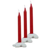 Evene Dekoratif Mumluk Tealight Mumluk Şamdan Mumluk 3 Lü Şamdan Model 41 8682874834626