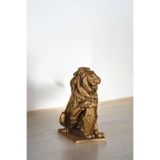 Evene Dekoratif Obje Biblo Aslan Heykel Altın Eskitme Model 55 20x10 cm, ebiblomodel55