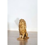 Evene Dekoratif Obje Biblo Aslan Heykel Altın Eskitme Model 57 20x8 cm, ebiblomodel57