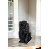Evene Dekoratif Obje Biblo Aslan Heykel Siyah Model 55 20x10 cm, ebiblomodel55