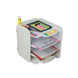 Evene Dosya Düzenleyici Masa Üstü Organizer Ahşap Evrak Raflı Model 2 eorganizer2