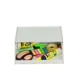 Evene Gizli Çekmece Organizer Masa Altı Saklama Kabı Beyaz Renk Model 3 Egizlicekmece9