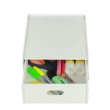 Evene Gizli Çekmece Organizer Masa Altı Saklama Kabı Beyaz Renk Model 4 egizlicekmece6