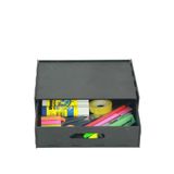 Evene Gizli Çekmece Organizer Masa Altı Saklama Kabı Siyah Renk Model 1 egizlicekmece2