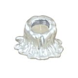 Evene Gümüş Mumluk Şamdan Tealight Mum Uyumlu Küçük Erimiş Mum Model 8682874833377