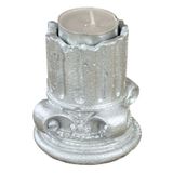Evene Gümüş Mumluk Şamdan Tealight Mum Uyumlu Tarihi Sütun Model 8682874834336