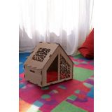 Evene Kedi Evi Kedi Yuvası Kedi Kulübesi Ahşap Kedi Evi Büyük Kedi Evi Model 1 Ceviz