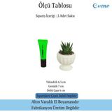 Evene Mini Çiçek Saksı Küçük Sukulent Kaktüs Saksısı 3'lü Set Antika Vazo Model - Beyaz