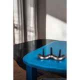 Evene Mumluk Şamdan Ince Mum Uyumlu Gümüş Eskitme Renk Model 14