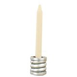 Evene Mumluk Şamdan Tealight ve İnce Mum Uyumlu Spiral Model, GÜMÜŞ ESKİTME