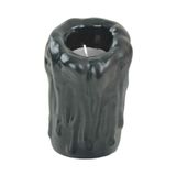 Evene Siyah Mumluk Şamdan Tealight Mum Uyumlu Büyük Erimiş Mum Model 8682874833193