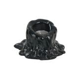 Evene Siyah Mumluk Şamdan Tealight Mum Uyumlu Küçük Erimiş Mum Model 8682874833438
