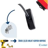 Evene Siyah Pencere Kilidi Halatlı Çocuk Güvenlik Emniyet Hırsız Pimapen Pvc Kapı Bebek Pimapen Kilidi
