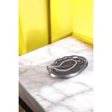Evene Takı Organizer Makyaj Düzenleyici Kozmetik Organizer Dekoratif Tabak Gümüş Eskitme Renk Model 18