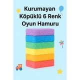 EVENT Kurumayan Köpük Oyun Hamuru 6 Renk 6x10gr Kurumayan Köpük Yumuşak Oyun Hamuru Okul Öncesi Anasınıfı