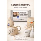 EVENT Seramik Hamuru 500 gr Beyaz Modelleme ve Şekillendirme Kil Hamuru