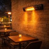 Evento Kafe, Balkon, Kış Bahçesi, Villa, Restoran Outdoor Tavan Isıtıcısı - Dış Mekan 2000W Işık & Isı - 2000 W