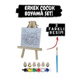 eventopia ERKEK ÇOCUK ŞÖVALELİ BOYAMA SETİ