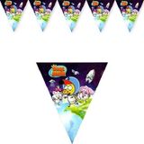 EventPartyStore KRAL ŞAKİR UZAY BAYRAK SET 270 CM