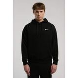 Ever Classics Comfort Siyah Kapüşon Baskılı Erkek Sweatshirt