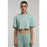 Ever Classics Wmn Comfort Kadın Crop Tişört TW0031 Su Yeşili