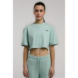 Ever Classics Wmn Comfort Su Yeşili Kadın Crop Tişört