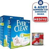 Ever Clean Ever Clean Spring Garden Çiçek Kokulu Topaklanan 10LT 2'li Kedi Kumu