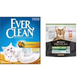 Ever Clean Litterfree Paws Kedi Kumu 10 L x1 + Pro Plan Sterilised Kısırılaştırılmış Kediler İçin Somonlu 400 Gram x1
